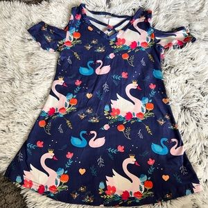 Toddler Girl Boutique Cold Shoulder Dress Small 3T